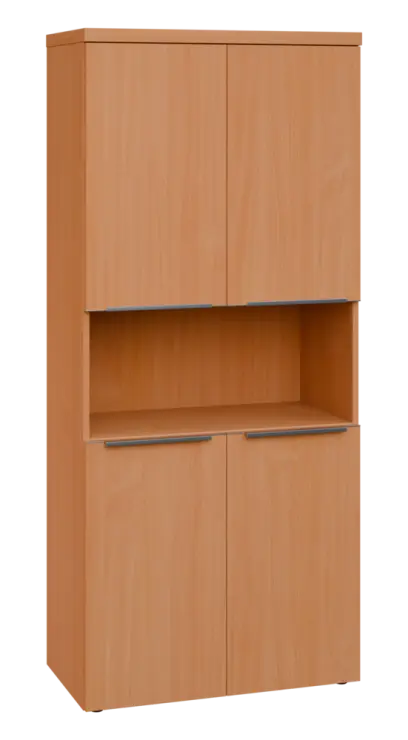 SIN 5 - 84DN kancelářská skříň, 4-dveřová/nika, 1820x800x400, buk royal SIN 5 - 84DN kancelářská skříň, 4-dveřová/nika, 1820x800x400, buk royal